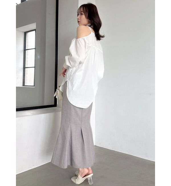 dazzlin「ネックタイシャツ」|シャツ・ブラウス|