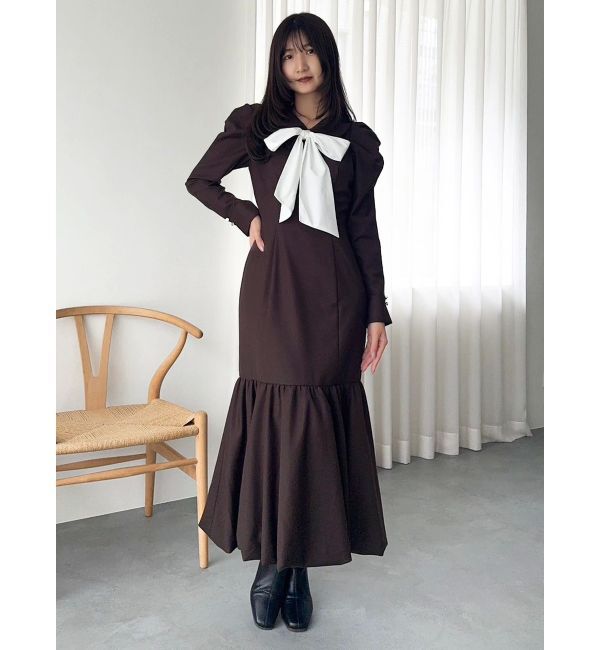 dazzlin「バルーンチェックワンピース」|ワンピース|