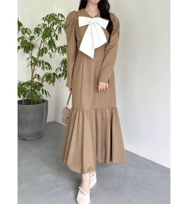 dazzlin「バルーンチェックワンピース」|ワンピース|