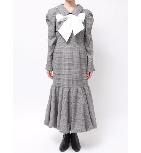 dazzlin「バルーンチェックワンピース」|ワンピース|