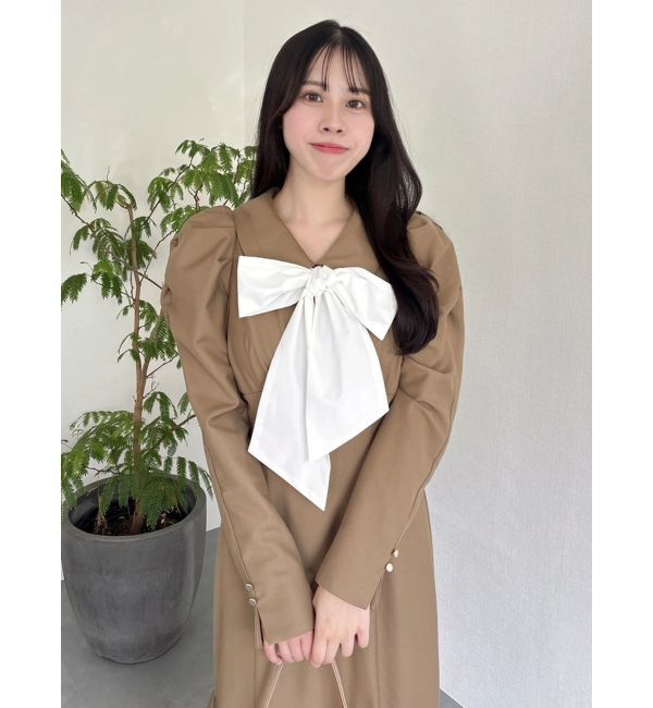 dazzlin「バルーンチェックワンピース」|ワンピース|