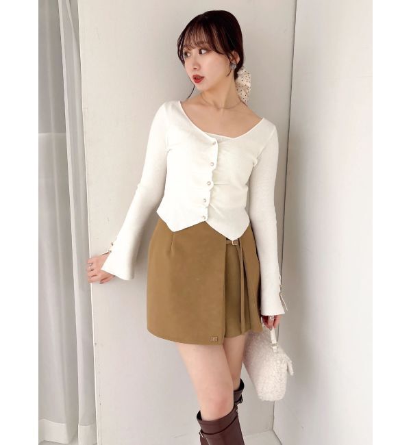 dazzlin「カーデカスケードトップス」|ニット・セーター|