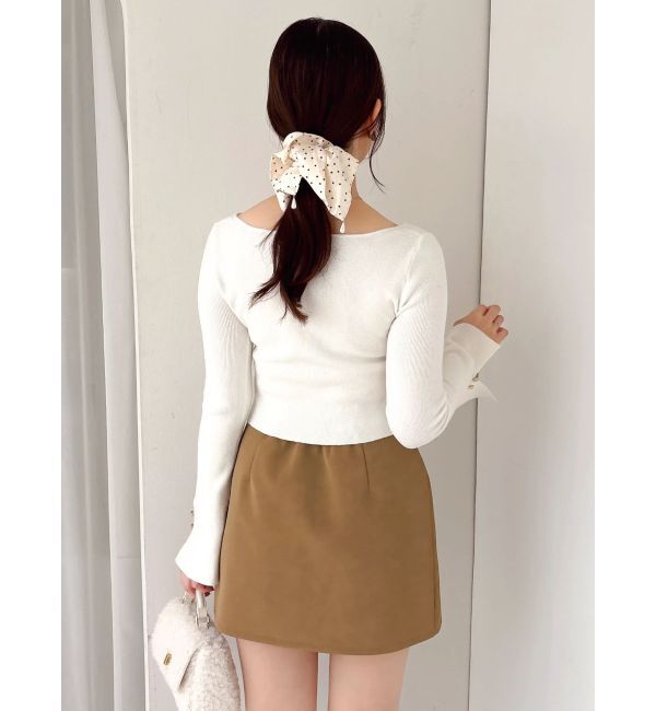 dazzlin「カーデカスケードトップス」|ニット・セーター|