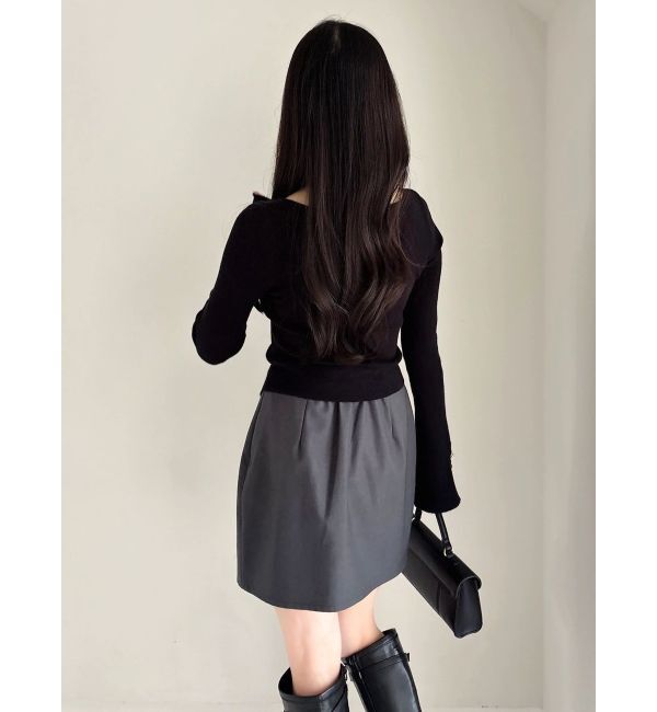 dazzlin「カーデカスケードトップス」|ニット・セーター|