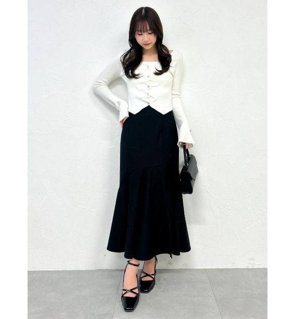 dazzlin「カーデカスケードトップス」|ニット・セーター|