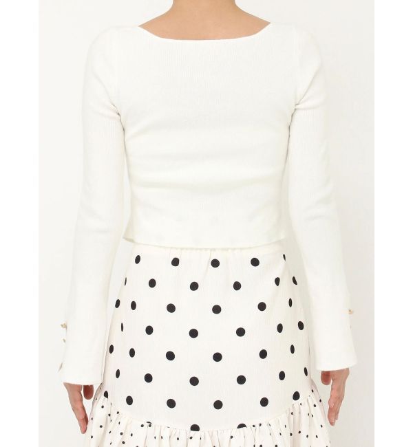 dazzlin「カーデカスケードトップス」|ニット・セーター|