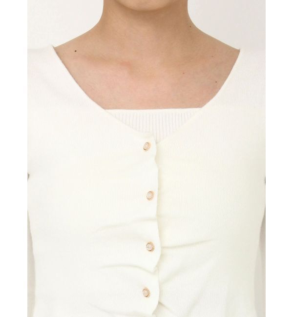 dazzlin「カーデカスケードトップス」|ニット・セーター|