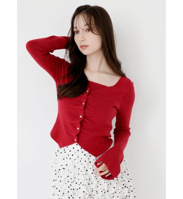 dazzlin「カーデカスケードトップス」|ニット・セーター|
