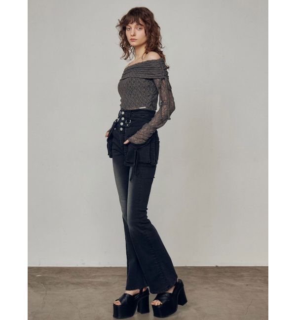 EMODA「レースオフショルダートップ」|Tシャツ・カットソー|