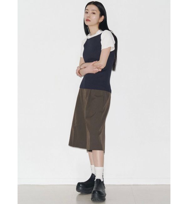 EMODA「【VEQUM】RIB HALTER NECK TOPS」|キャミソール|