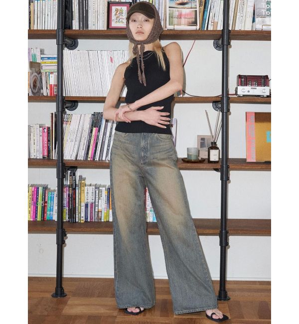 EMODA「【VEQUM】RIB HALTER NECK TOPS」|キャミソール|