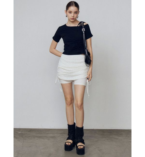 EMODA「レイヤーフィットリボンスカート」|スカート|