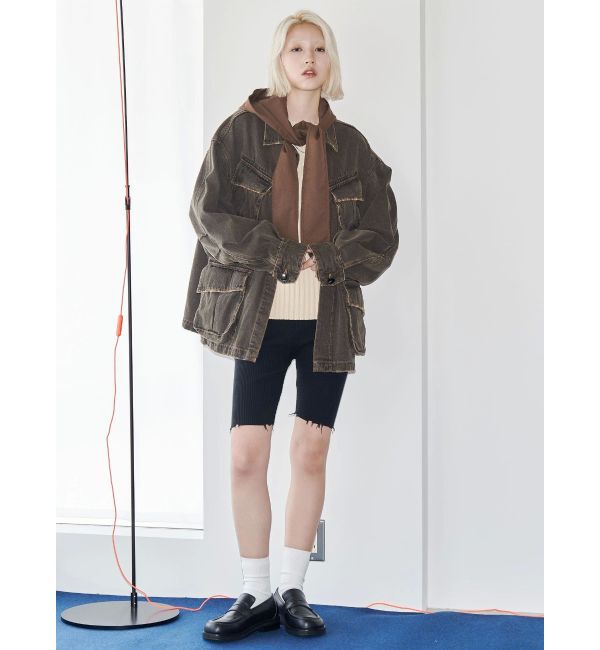 EMODA「【VEQUM】BOXY DENIM BZ」|ブルゾン・スタジャン|