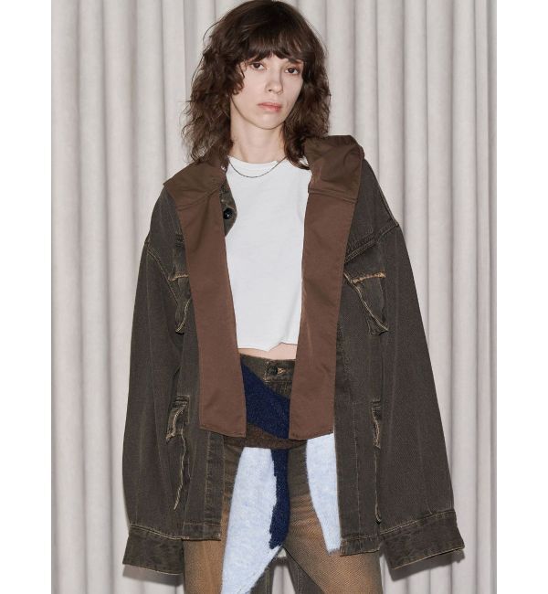 EMODA「【VEQUM】BOXY DENIM BZ」|ブルゾン・スタジャン|