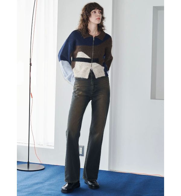 EMODA「【VEQUM】JACQUARD PATTERN KNIT」|ニット・セーター|