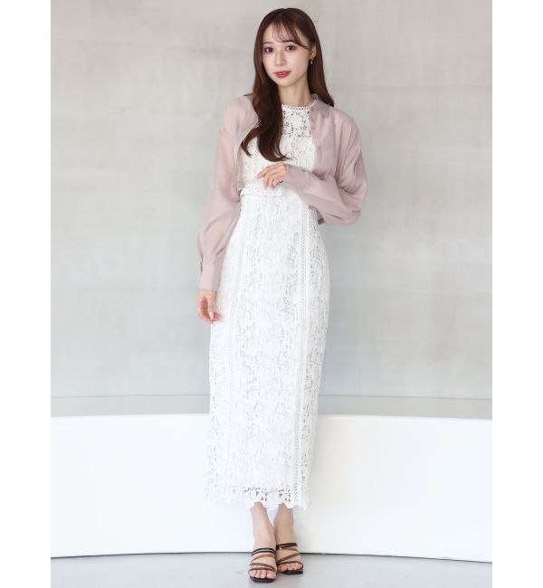 MERCURYDUO「スリットスリーブクロップドシャツ」|シャツ・ブラウス|