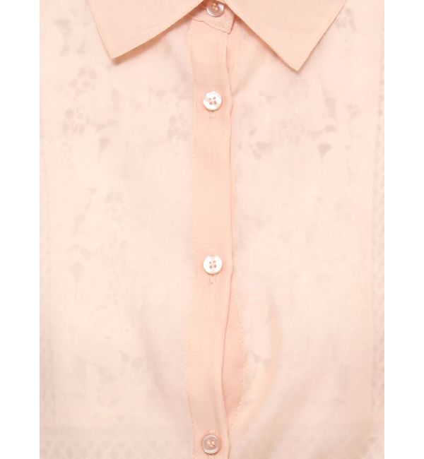 MERCURYDUO「スリットスリーブクロップドシャツ」|シャツ・ブラウス|