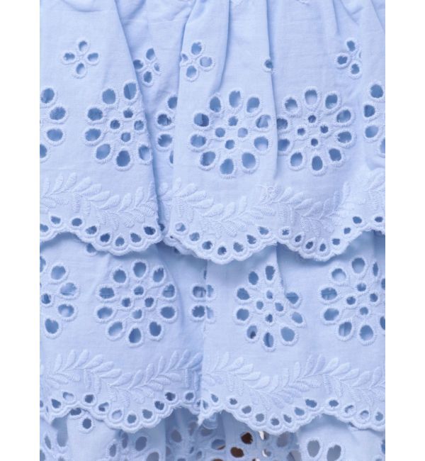 MERCURYDUO「スカラップレースティアードスカパン」|スカート|