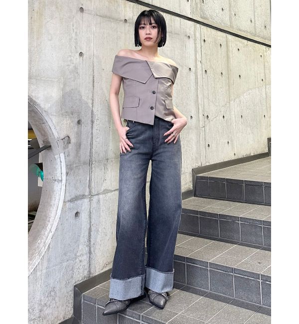 MURUA「オフショルマニッシュブラウス」|シャツ・ブラウス|