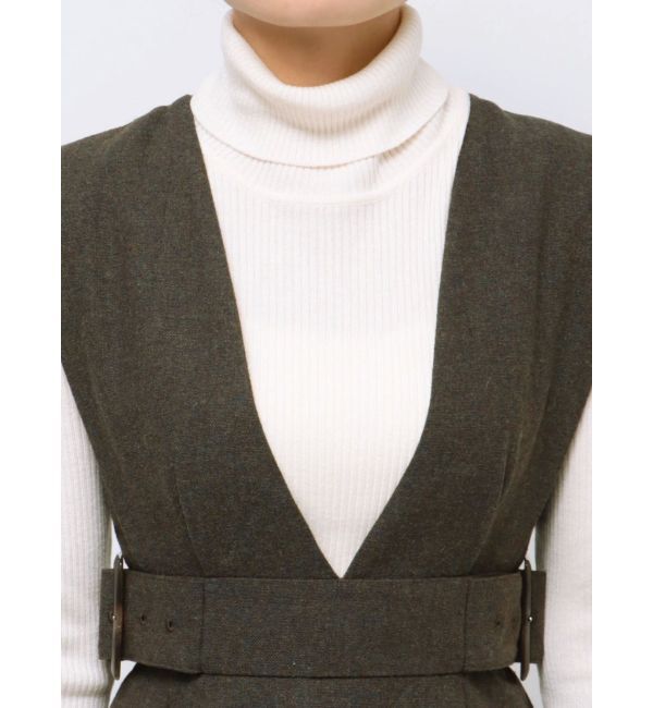 MURUA「サイドベルトマーメイドジャンパースカート」|ワンピース|