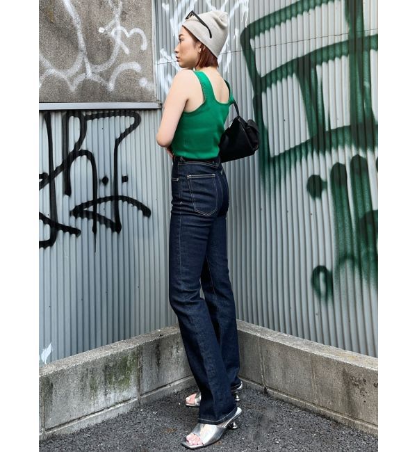 MURUA「ハイウエストヴィンテージフレアデニム」|デニム|