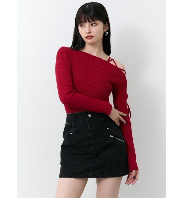 MURUA「メニーポケットカーゴスカート」|スカート|