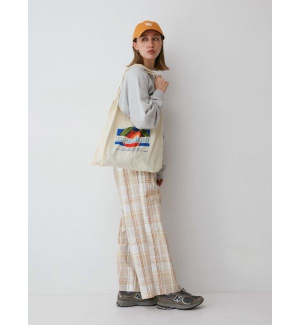 Ungrid「リネン混チェック柄パンツ」|その他|