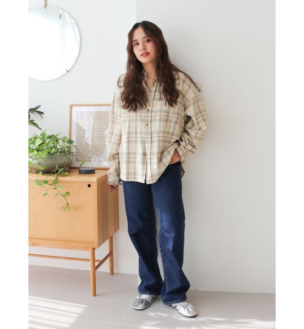 Ungrid「チェックルーズシャツ」|シャツ・ブラウス|