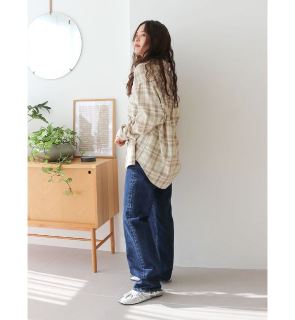 Ungrid「チェックルーズシャツ」|シャツ・ブラウス|