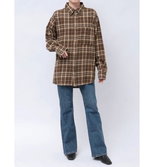 Ungrid「チェックルーズシャツ」|シャツ・ブラウス|