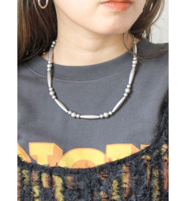 Ungrid「モチーフビーズショートネックレス」|ネックレス|