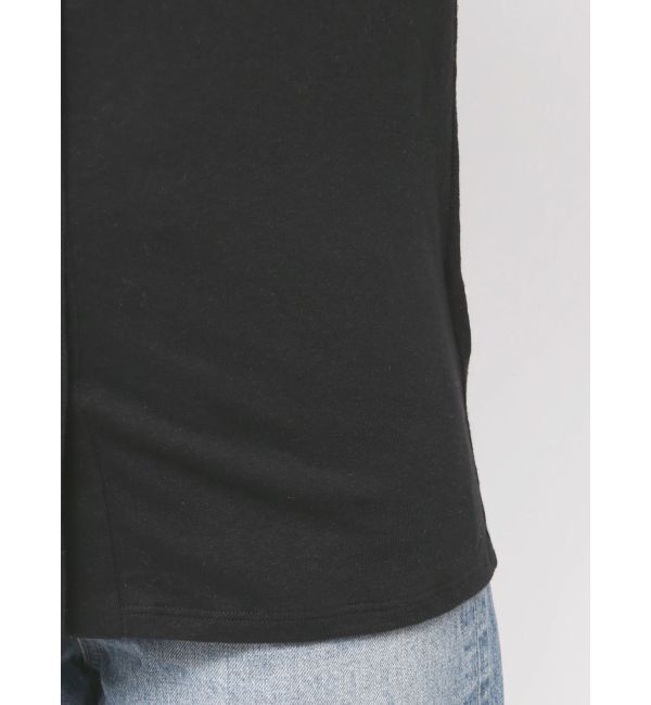 Ungrid「リネン混ハーフスリーブポロカーデ」|カーディガン|