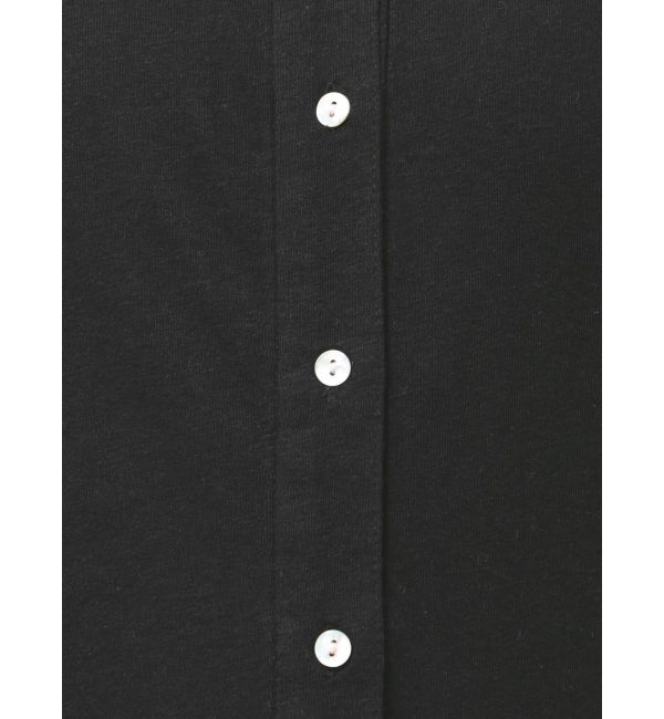 Ungrid「リネン混ハーフスリーブポロカーデ」|カーディガン|