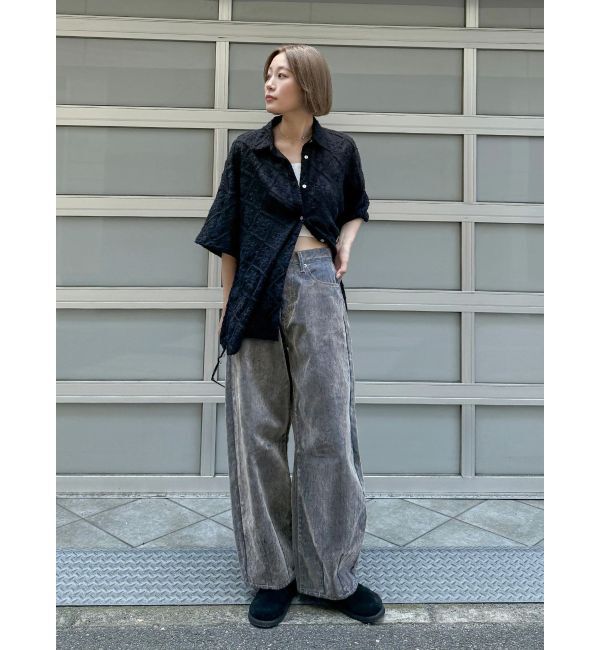 Ungrid「フェイクスウェードラウンドトゥスリッポン」|スリッポン|