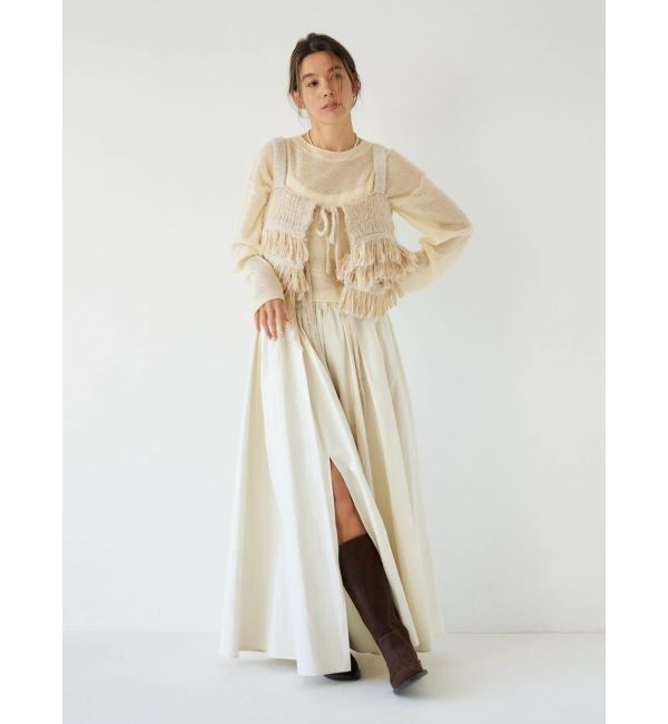 Ungrid「フェイクスウェードロングブーツ」|ロングブーツ|