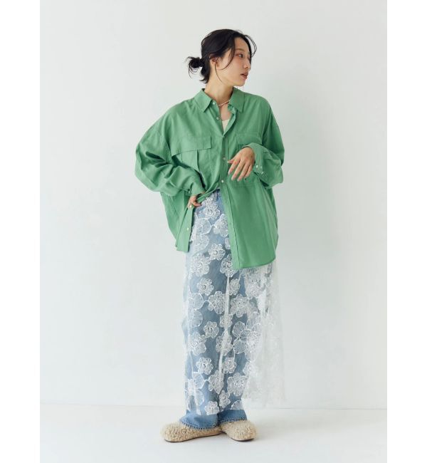 Ungrid「ポケットデザインルーズシャツ」|シャツ・ブラウス|