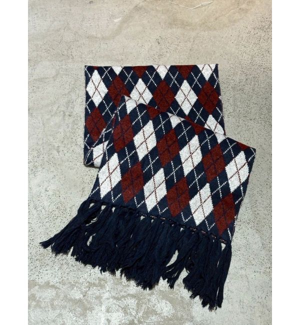 Ungrid「アーガイルニットマフラー」|マフラー|