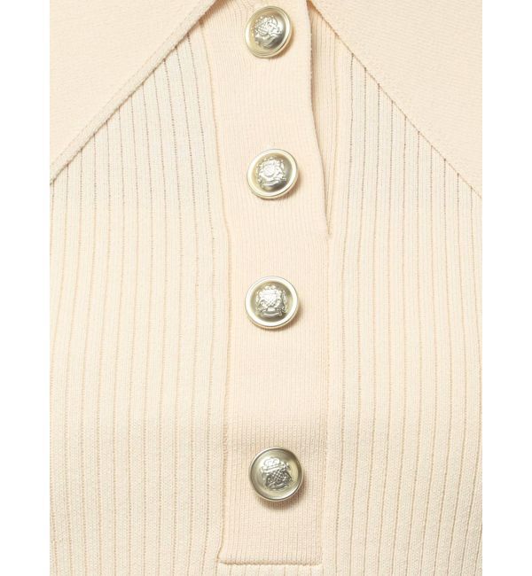 LAGUNAMOON「カラーネックラインニットプルオーバー」|ニット・セーター|