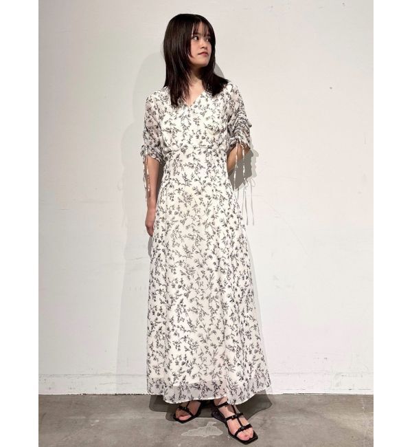 LAGUNAMOON「ドロストスリーブプリントワンピース」|ワンピース|