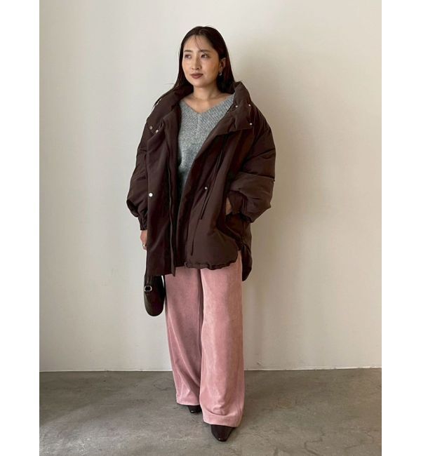 LAGUNAMOON「ストリングディティールミドルダウン」|ダウン|