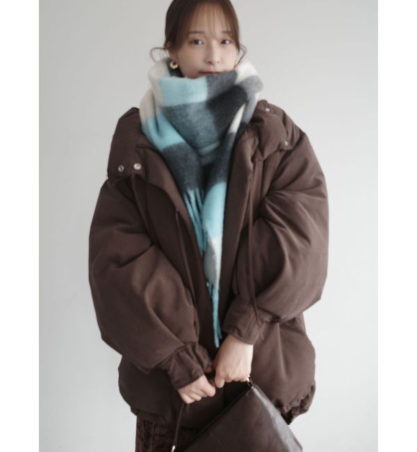 LAGUNAMOON「ストリングディティールミドルダウン」|ダウン|