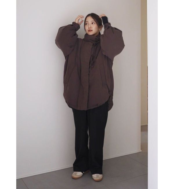 LAGUNAMOON「ストリングディティールミドルダウン」|ダウン|