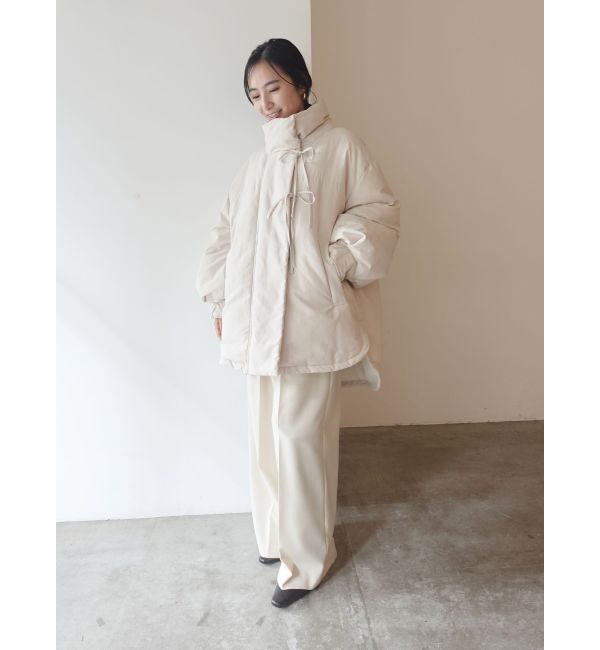 LAGUNAMOON「ストリングディティールミドルダウン」|ダウン|