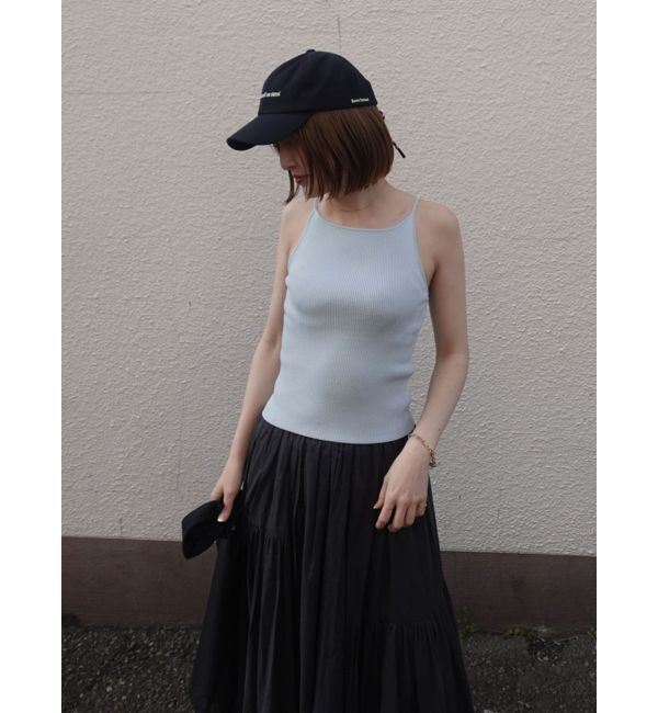 LAGUNAMOON「ボートネックニットタンク」|タンクトップ|