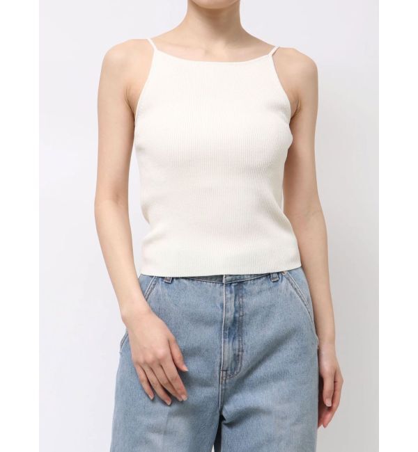 LAGUNAMOON「ボートネックニットタンク」|タンクトップ|