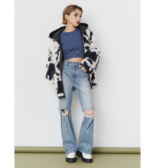 EVRIS「レースアッププラットフォームシューズ」|ローファー|