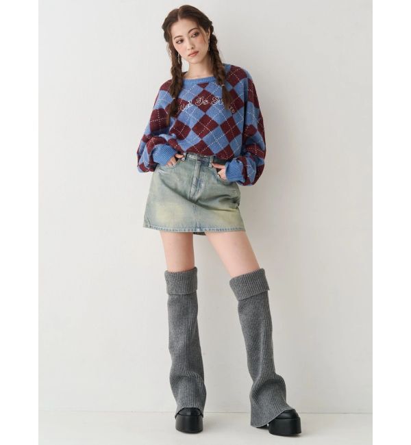 EVRIS「レッグウォーマーセットチャンキーヒールローファー」|その他|