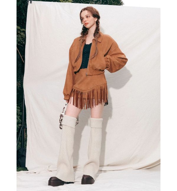 EVRIS「レッグウォーマーセットチャンキーヒールローファー」|その他|