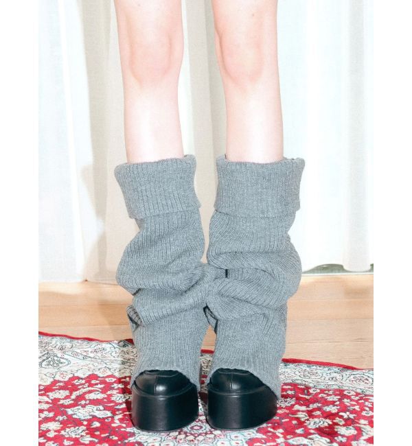 EVRIS「レッグウォーマーセットチャンキーヒールローファー」|その他|