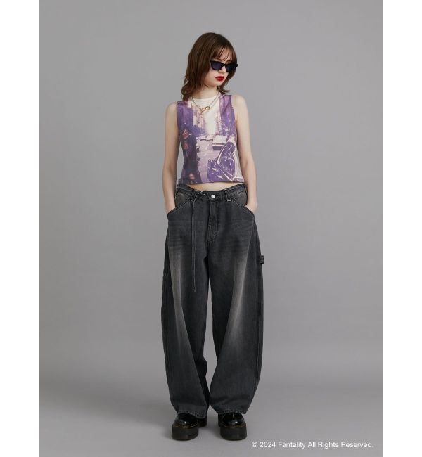 jouetie「【JANIS】photo print sleeveles【コラボ】」|タンクトップ|